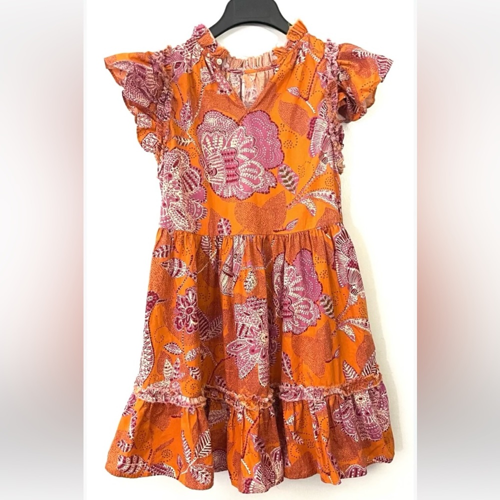 NWT House of Harlow 1960 by Nicole Ritchie Orange Printed Mini Dress